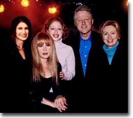 [ With the Clintons ]