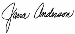 [ Jana Anderson Signature ]