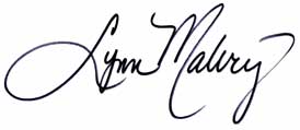 [ Lynn Mabry Signature ]